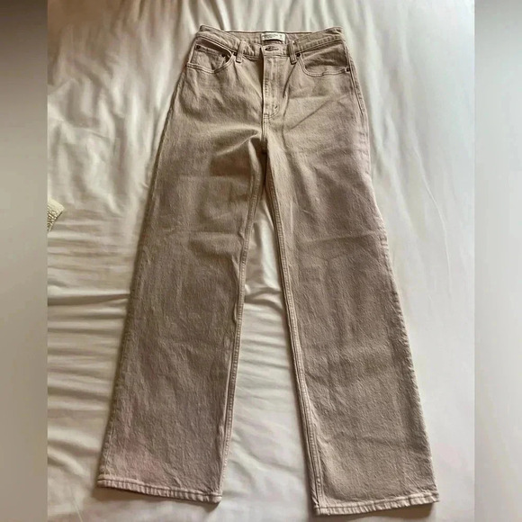 Abercrombie & Fitch The 90s Relaxed Jeans High Rise Size 26/ 2 purple/ p… - Picture 5 of 7